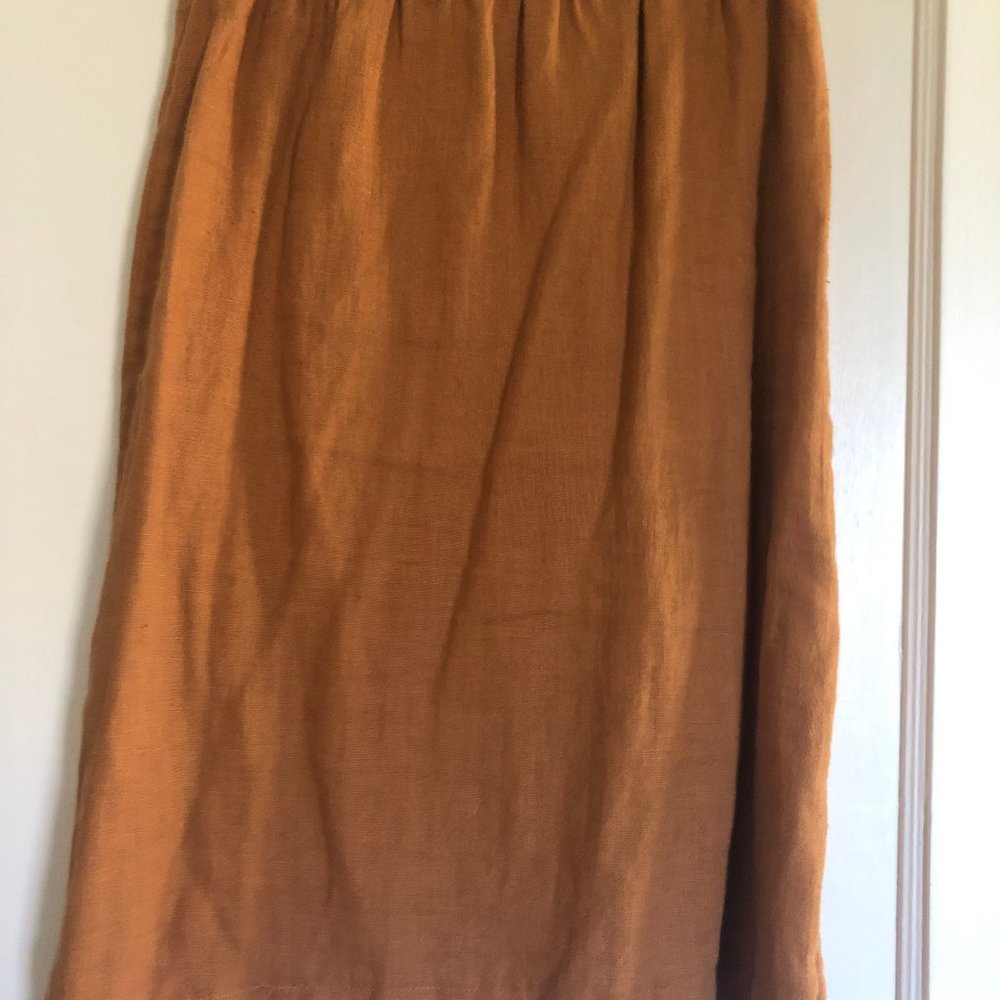 Sugar Candy Mountain Linen Pencil Skirt